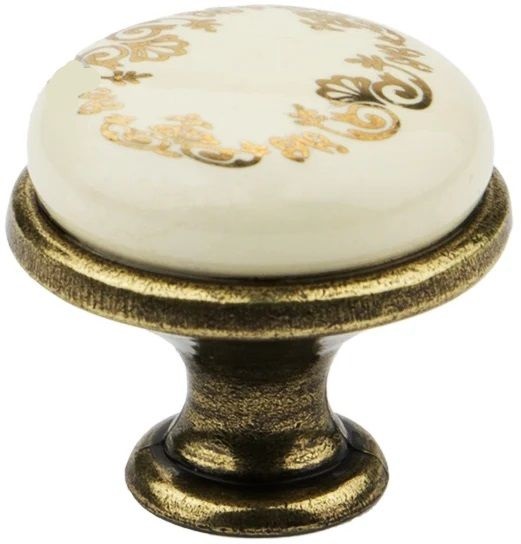 Ручка GP 193 AB/MLK (кнопка) (венок)